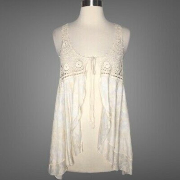 Boho Chic Crochet  Vest - Picture 2 of 4